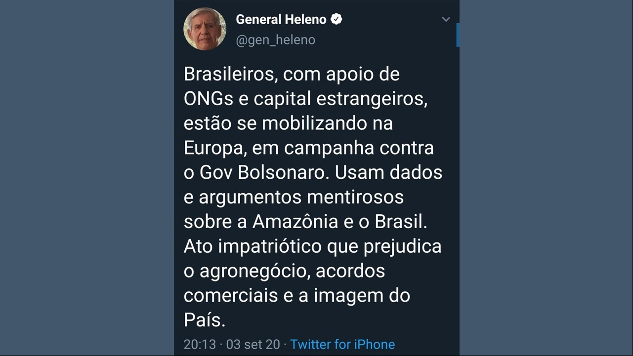 TWITTER GEN. HELENO